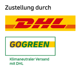 Versandarten Bloodmilla - DHL GOGREEN und Deutsche Post